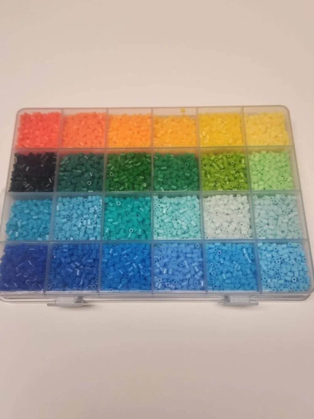 Mini Fuse Beads Kit 12,000 Beads 2.6mm in 24 Colors Craft Supplies Crafting Set